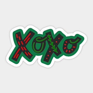 XOXO - Christmas Gift - Christmas Tshirt Sticker